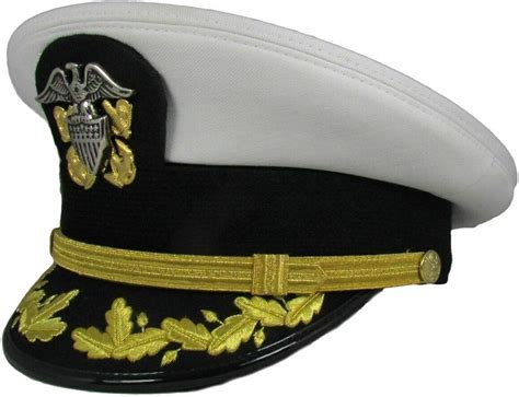 Us Navy Commander Captain Rank Cap In All Sizes New Us Navy Officer