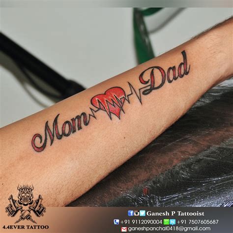 Details 81 I Love You Mom Dad Tattoo Ineteachers