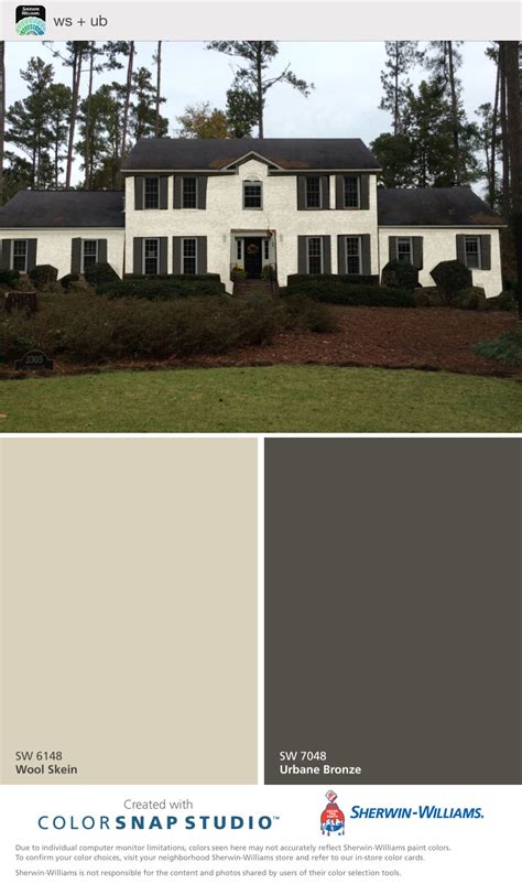 Inspiring Exterior House Paint Color Ideas Sherwin Williams Urbane