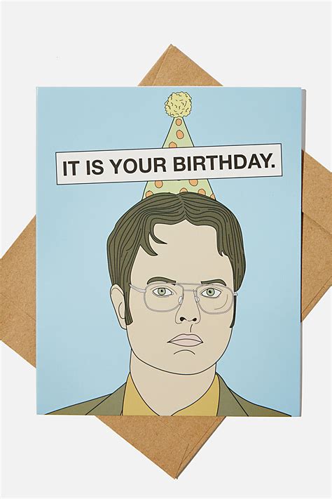 Funny Birthday Card Stationery Backpacks And Homewares Typo