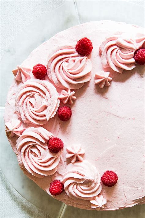 Vanilla Raspberry Cake Leelalicious