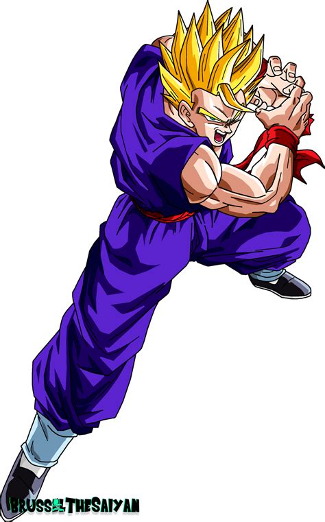 Super Saiyan Gohan 2 By Brusselthesaiyan On Deviantart