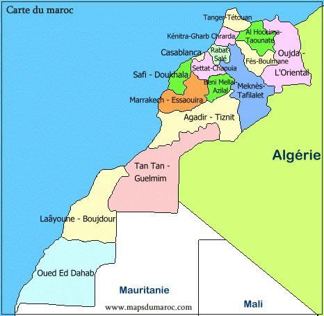تبلغ مساحة جمهورية القبايل 25 ألف كلم مربع،تتحدث معضم ساكنتها الامازيغية،ويبلغ عدد. خريطة مناطق المغرب | Carte maroc, Carte des régions, Maroc
