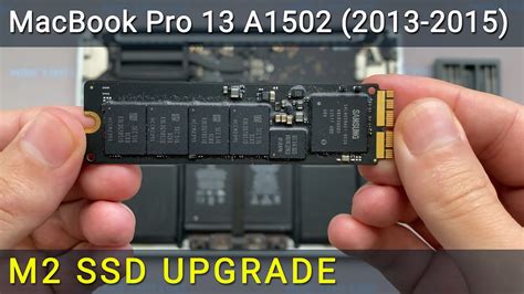 Macbook Pro 13 A1502 How To Install M2 Ssd Upgrade Youtube