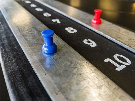 Scoreboard For Shuffleboard — Reclaimed Wood Game Room Decor