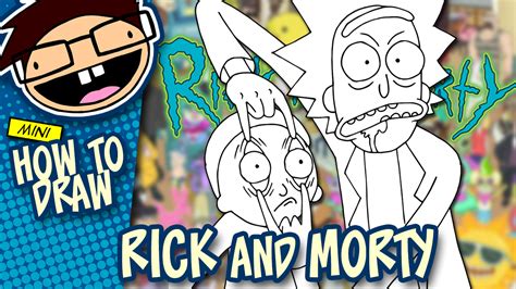 How To Draw Rick And Morty Rick And Morty Drawing