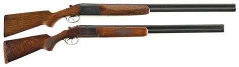 Two Savage Overunder Shotguns A Savage Arms Model 420 Shotgun