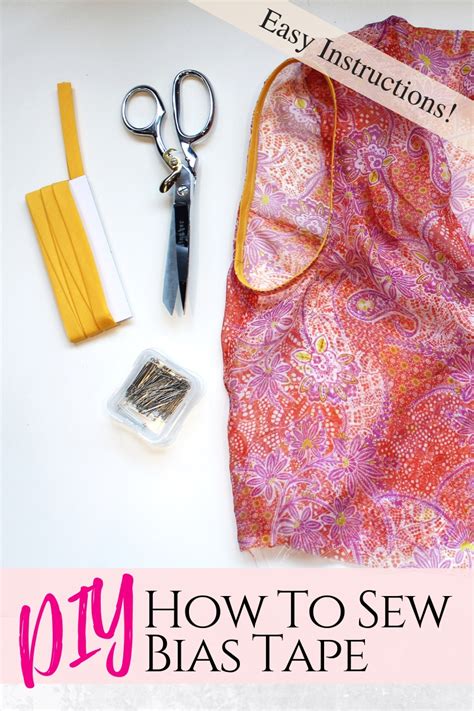 How To Sew Bias Tape The Quick And Easy Way Creative Fashion Blog