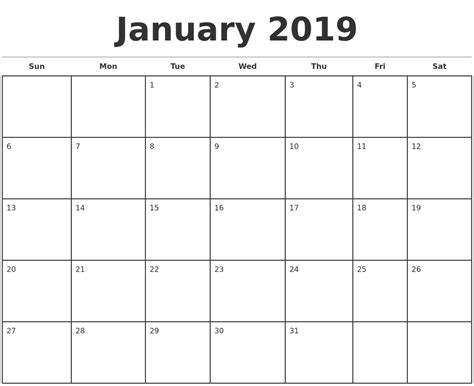The calendar is exceptionally helpful everywhere throughout the world, each calendar is remarkable on account of the significant activities and the festival of a specific nation. Blank Monthly Calendar 2019 - calendar yearly printable