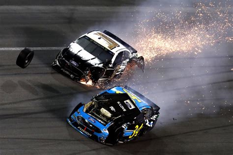 2 and slamming his helmet to the ground before. Almirola Collected in Late-Race Wreck at Daytona ...