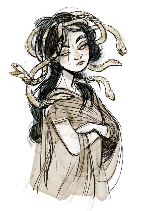 Young Medusa By Sparrowbirdd On Deviantart