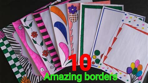 Beautiful Border Designs For Paper