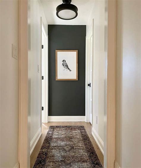 Hallway Artwork For Black Accent Wall Soul And Lane