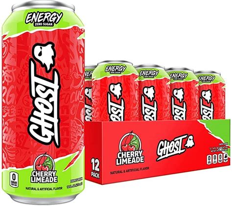 Ghost Energy Cherry Limeade 16oz12ct Gold Star Distribution Inc