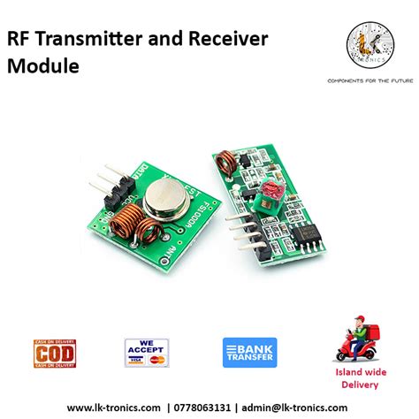 Rf Wireless Transmitter 433mhz315mhz Module And Receiver Kit 5v Dc