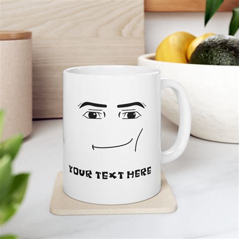 Personalized Roblox Man Face Customized Mug 11oz And 15 Oz Double Sided