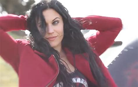 Cristina Scabbia Of Lacuna Coil Behind The Scenes Footage Of Photo