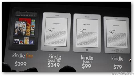 Amazon Announces New Kindle Readers With 199 Kindle Fire Color Groovypost