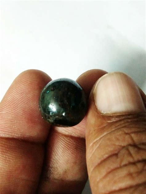 100 Untreated Natural Blue Sapphire Sphere Shape Drilled Bead Jewelery