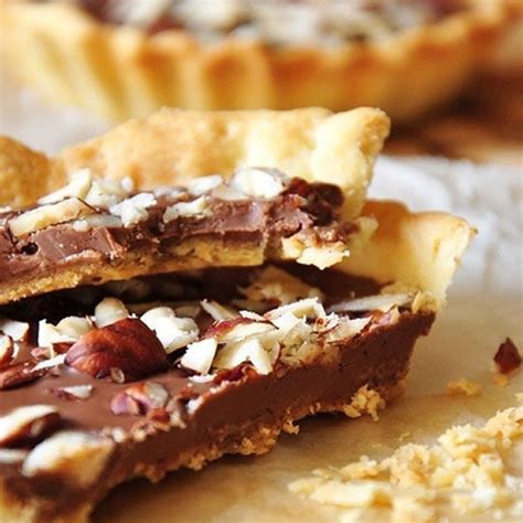 Hazelnut And Nutella Tarts Recipe Eatwell