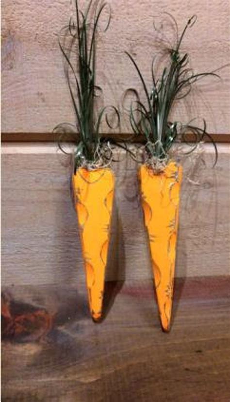 Rustic Easter Decoration Wood Easter Decor Easter Carrot Etsy