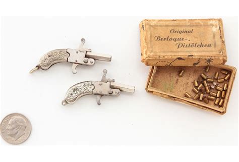 Lot Of 2 Original Mini Berloque Pistols
