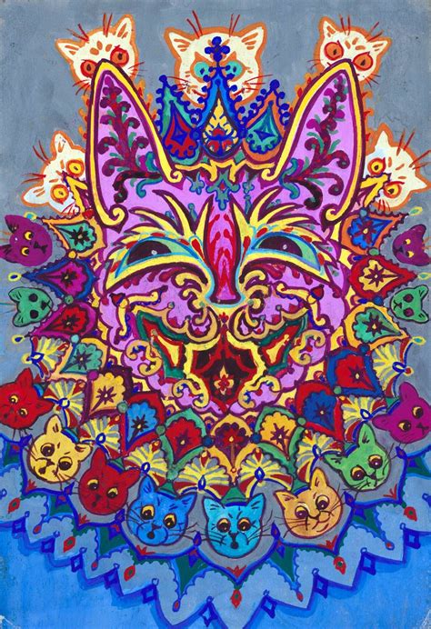 The artist's legacy is reassessed on the centenary of his birth he a wonderful example of a louis wain original watercolor drawing, depicting two cats, a brown tabby cat dressed as a policeman and a black cat. Pin on Cat