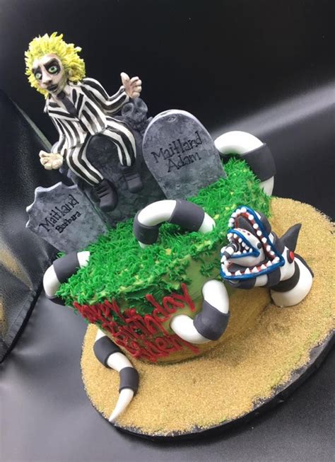 Beetlejuice Cake Beetlejuice Tim Burton Cake Halloween Cakes