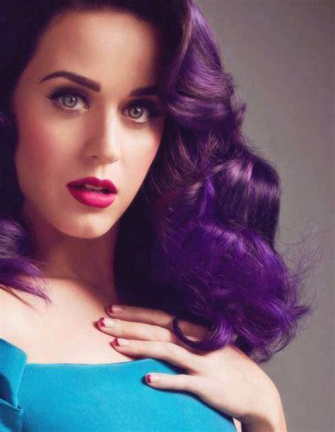 Katy Perry Purple Braids Purple Hair Russell Brand Katy Perry Unconditionally Katy Perry