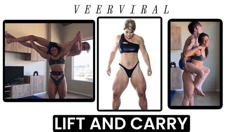Lift And Carry Tall And Strong Woman Lift And Carry Man Veerviral Veer Viral Lift And