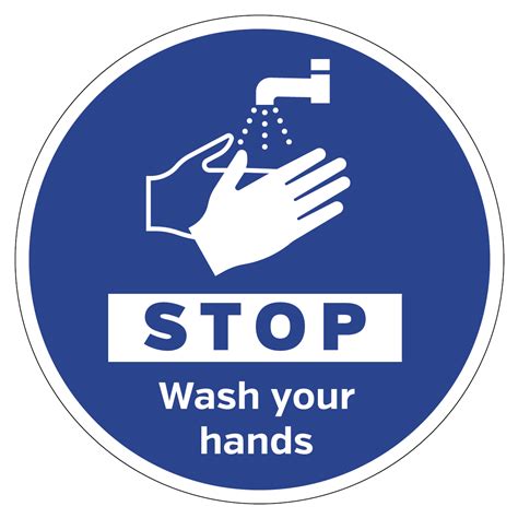 Stop Hand Washing Signs Printable