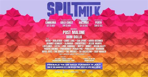 Spilt Milk Reignites For Summer With Legendary Lineup Breaking