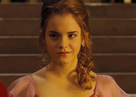 Harry potter hermione granger yule ball dress refrigerator locker magnet 2.5x4. Emma Watson: Hermione Granger in Yule Ball