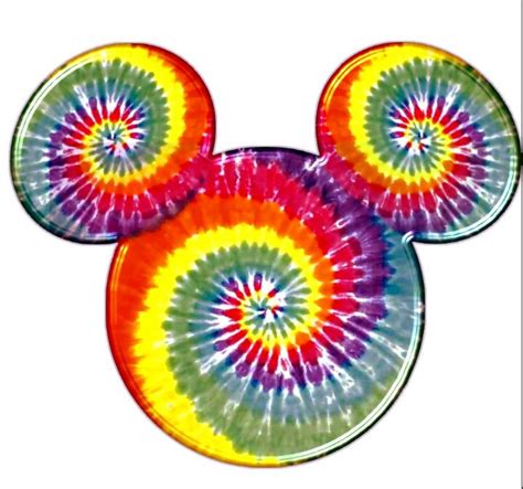 Tie Dye Mickey Mickey Mouse Works Mickey Head Mickey Minnie Mouse