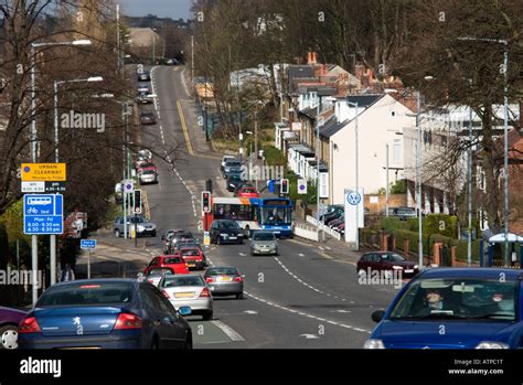 Busy Main Road Into Sheffield Great Britain Stock Photo Alamy