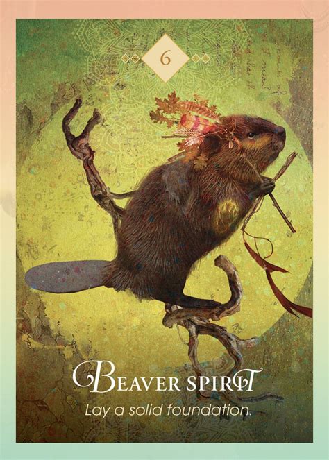 Beaver Totem Spirit Animal Oracle Animal Totem Spirit Guides