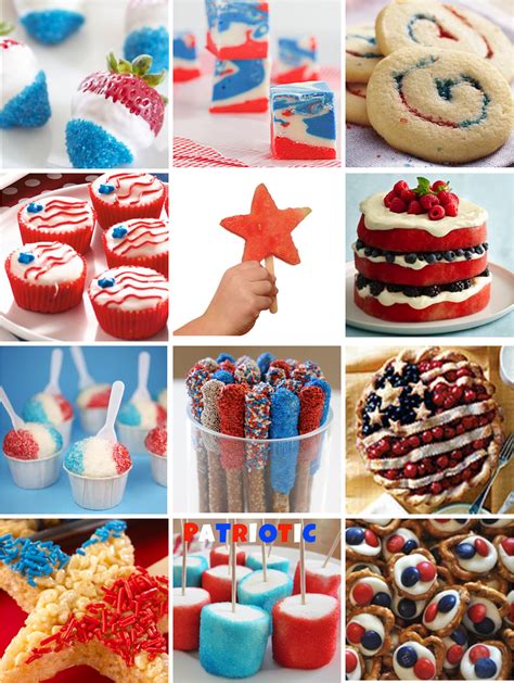 4th Of July Red White And Blue Treats Butter With A