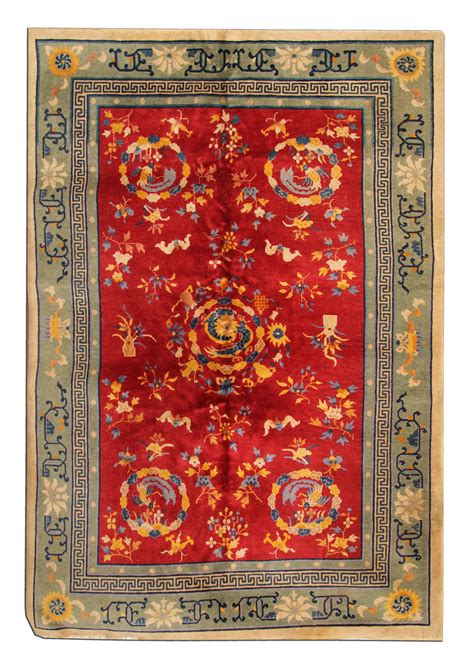 Antique Carpet Chinese Rug From Tebat Pars Rug Gallery
