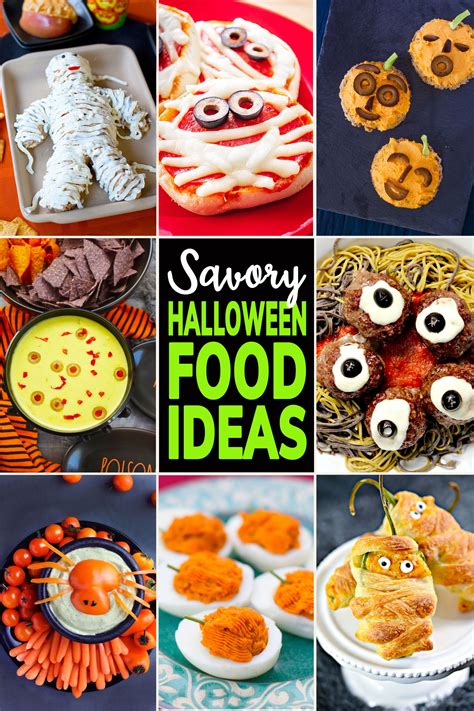 Savory Halloween Food Ideas Savory Halloween Food