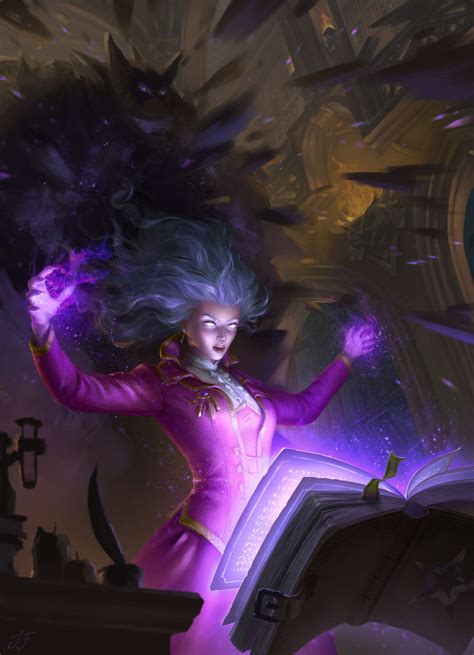 Artstation Sorceress Elvira Shatunova Dark Fantasy Art Fantasy