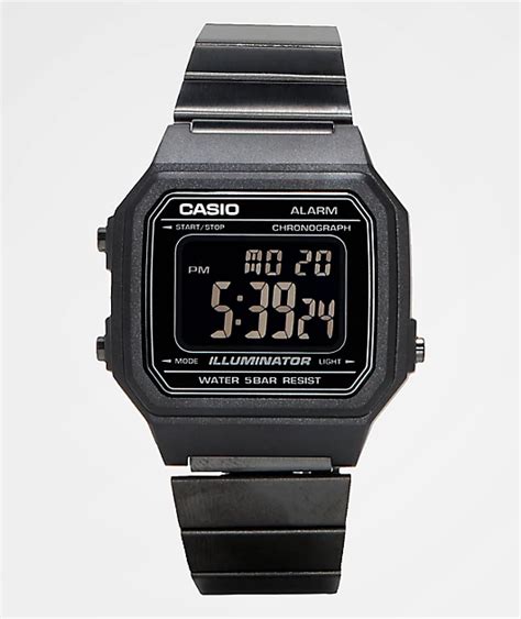 Casio B650wb 1bvt Vintage Black Digital Watch