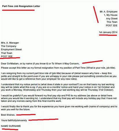 Resignation Letter Job Example Notice Handing Examples