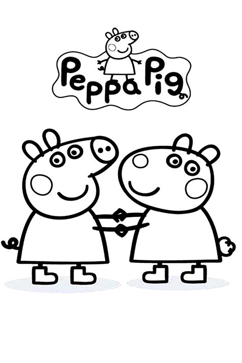 50 Peppa Pig Coloring Pages For Kids Artofit