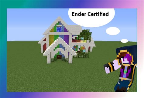 Rainbow House Minecraft Map