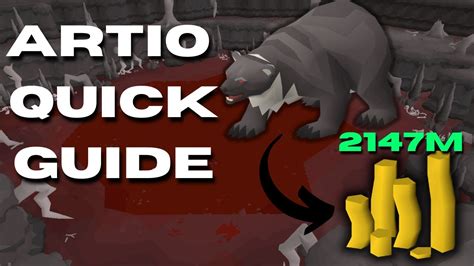 Artio Quick Guide Osrs New Wildy Boss Youtube