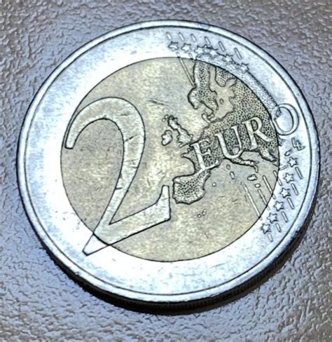 Pièce 2€ Rare Allemagne 2008 Sans Frontières Les Euros Monnaies Et