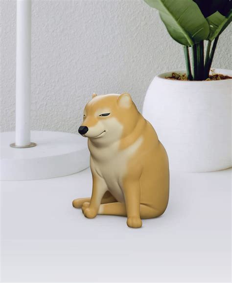 Buy Cheems Doge Vinyl Figure 35 Cute Cheems Figure Youtooz Meme