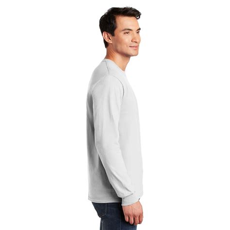 Gildan G2400 Ultra Cotton Long Sleeve T Shirt White Full Source