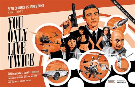 James Bond 007 You Only Live Twice Fan Art 17 X 11 Digital Print