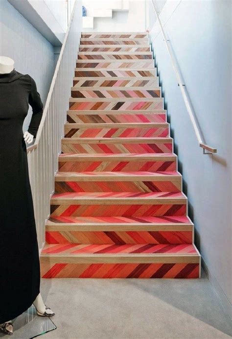 39 Beautifully Painted Stairs Design That We Love